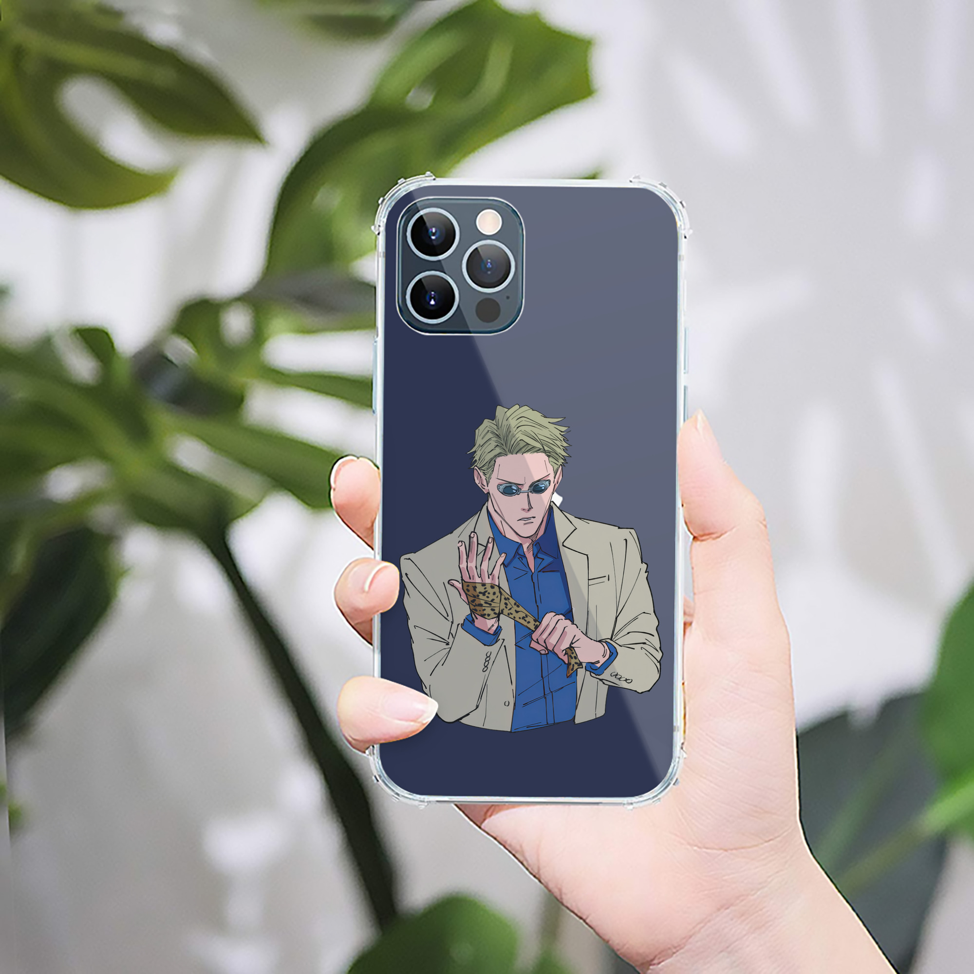 （画像用） 呪術廻戦 Jujutsu Kaisen 【iPhone 12シリーズ対応】透明スマホケース（クリアソフトケース）